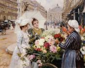 路易斯 玛丽 德 施莱佛 : The Flower Seller